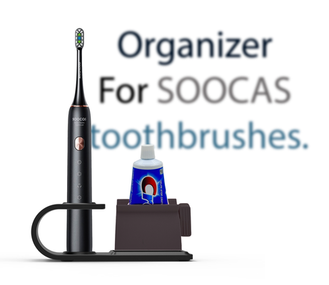 organizer soocas toothbrushes by ruvim kub tools organizers toothbrushes stand toothpaste standfortoothpaste ruvimkub orgainizer holder squeezer 3d print model - Mito3D