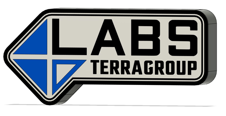 labs terragroup escape tarkov light box by beezleprints art signs & logos eft escapefromtarkov video games pc gaming xbox playstation ps4 ps5 xboxone 360 gun multicolor ams bambu printer led lamp rgb 3d print model - Mito3D