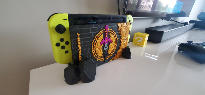 zelda totk cover dock nintendo switch by jf lemay tools gadgets 3d print model - Mito3D