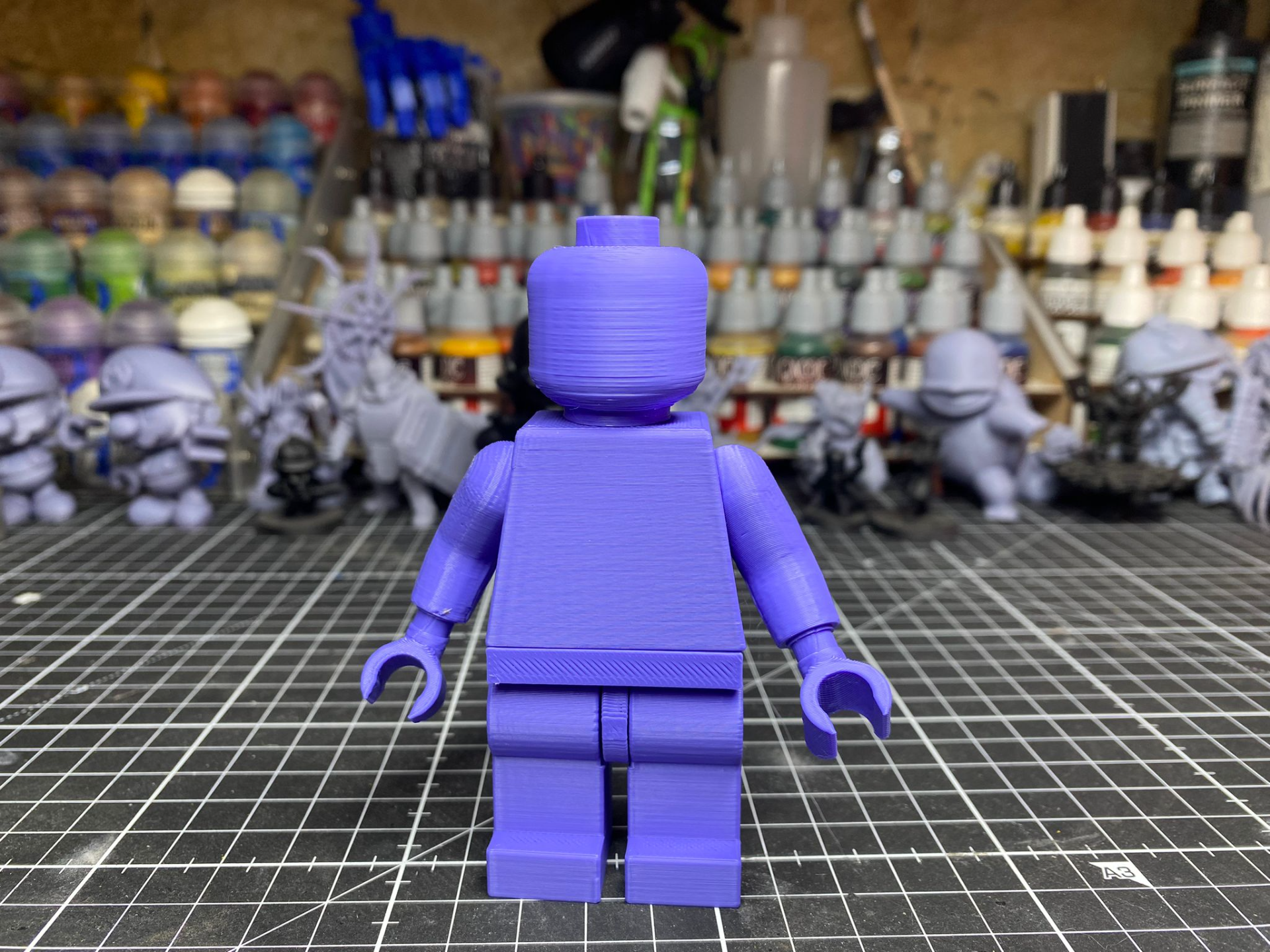 lego adam yeniden karıştırılmış by eon3d oyuncaklar oyunlar karakterler legoman legomiyon uyumlu heykel karakter construction3 3d yazdır model 3D print model - Mito3D