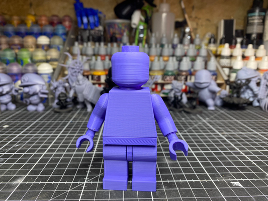 lego homme remixé by eon3d jouets jeux personnages légère légominion legocompatible statue personnage construction3 3d impression modèle 3d print model - Mito3D