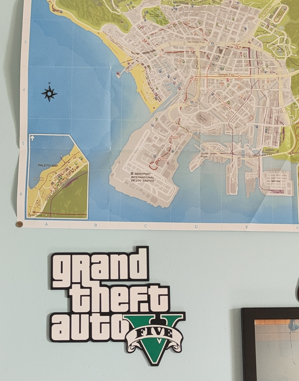 logotipo gta 5 by jr3d arte sinais logotipos 3D print model - Mito3D