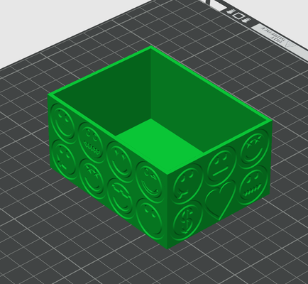 lächeln box by bart47 werkzeuge veranstalter emoji 3d print model - Mito3D