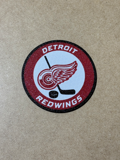 detroit rojo alas nhl hockey personalizado logo portavasos by jabhook arte señales logos panteras bruins relámpago sables canadienses atlántico división oriental conferencia 3d print model - Mito3D