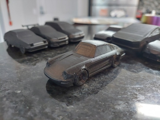 classico porsche 911 stampa in posto ruote by manifold3d passatempo fai veicoli thingiverse 3d print model - Mito3D