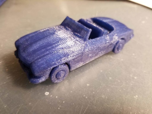 mercedes 300sl roadster print in place moving wheels by manifold3d hobby & diy vehicles thingiverse 3d print model - Mito3D