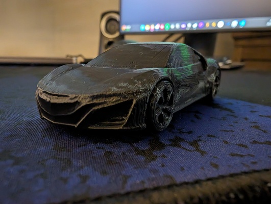 acura honda nsx yazdır in yer hareketli tekerlekler by manifold3d hobi kendin yap araçlar şeytani 3d print model - Mito3D