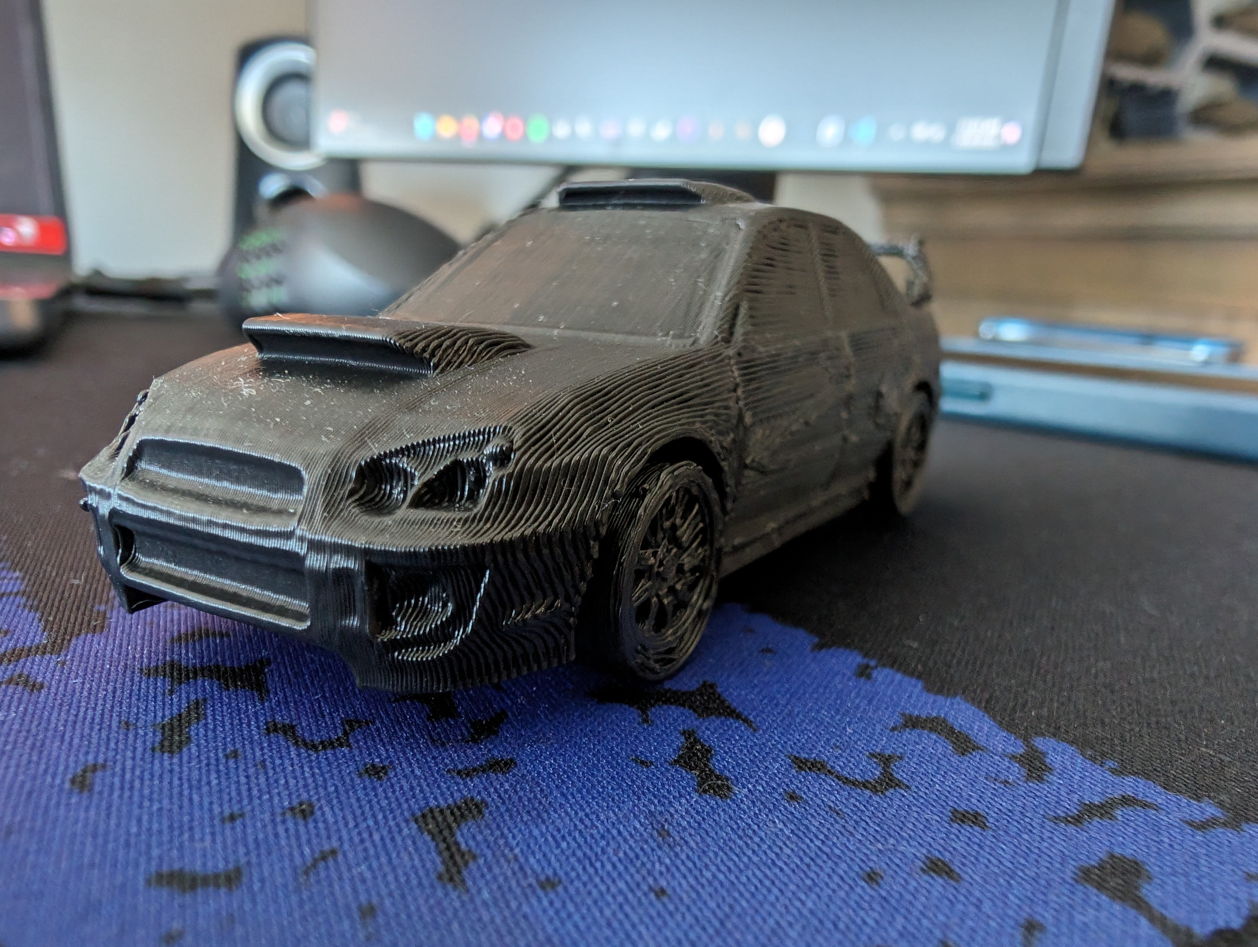 subaru impreza wrx sti drucken ort ziehen räder by manifold3d hobby diy fahrzeuge thingiverse 3D print model - Mito3D