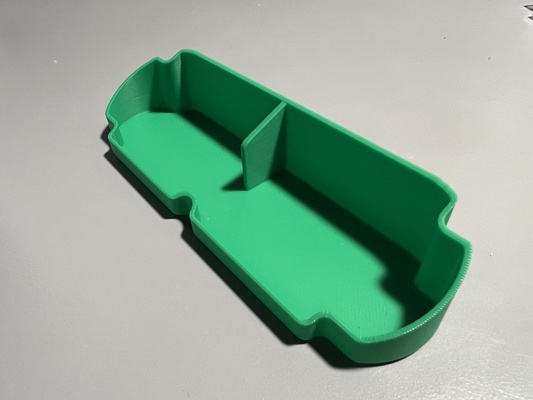 vassoio base redux 1 5mm più breve maniglia remixato by nukddd 3d stampante accessori drybox 3d print model - Mito3D