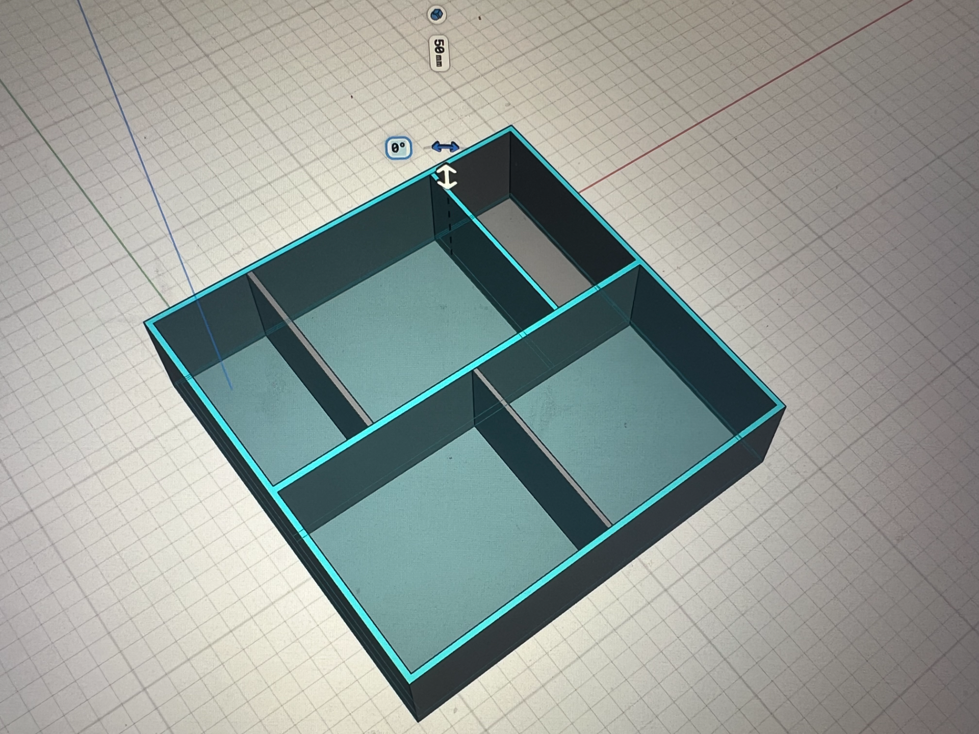 250x250mm depolama tepsi by donmetznik araçlar organizatörler tutucu çöp kutusu knick knack organizatör organizasyon parçalar 3D print model - Mito3D