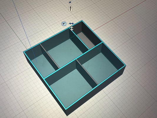 250x250mm armazenamento bandeja by donmetznik ferramentas organizadores porta bin knick knack organizador organização partes 3d print model - Mito3D