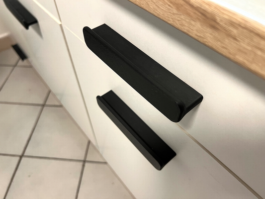 ultimate modern kitchen handles ikea-style 96mm 128mm 160mm by apex 3d household house models handle ikea slick simple 3d print model - Mito3D