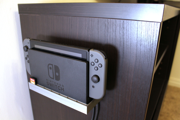 nintendo interruptor doca parede monte by raposa casa decoração ama switch nintendo jogos acessórios configuração 3d print model - Mito3D