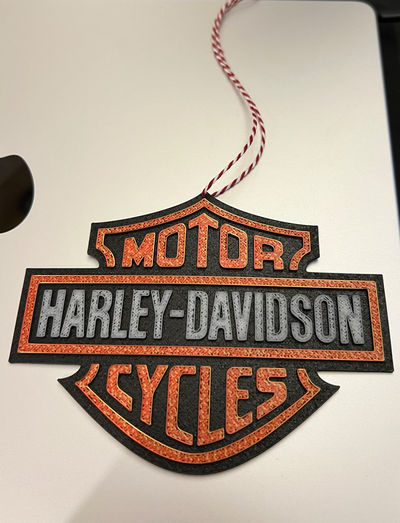 harley davidson süs by tepe 3d ev halkı dekor ams 3d print model - Mito3D