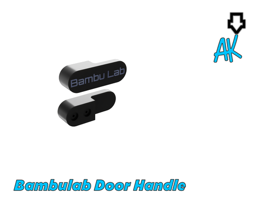 bambulab door handle by vr6syncro 3d printer parts knob griff 3d print model - Mito3D