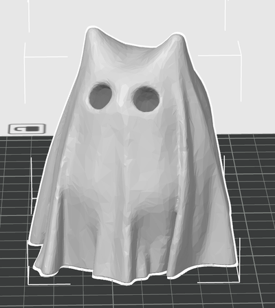 cute cat ghost halloween reix remixed by prop maker toys & games characters 3d print model - Mito3D