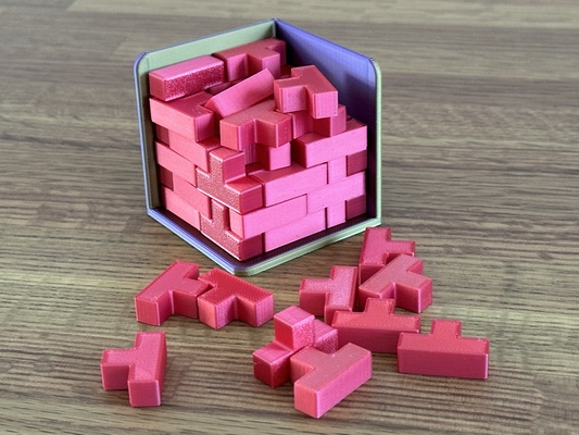 3d würfel puzzle remix lesen heruntergeladen by jerry spielzeuge spiele rätsel cubepuzzle 3d print model - Mito3D