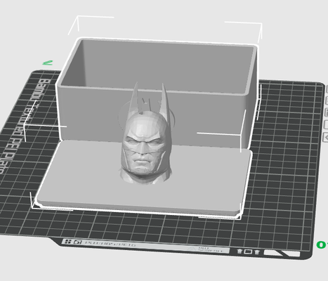 batman kutu toplu iğne kulp destek by 3dawesomeness 3d yazıcı ölçek modeller dc komik 3d print model - Mito3D