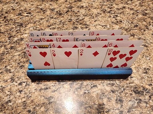 playing cards holder by loftus1060 toys & games card 3d print model - Mito3D