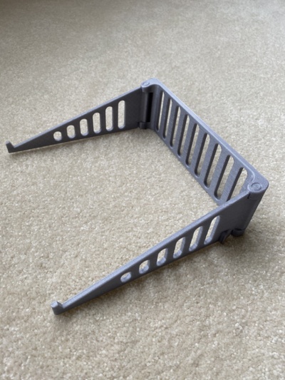 falten laptop tablette stand drucken ort by jerry werkzeuge gadgets laptopständer zubehör ipadstand tischständer 3d print model - Mito3D