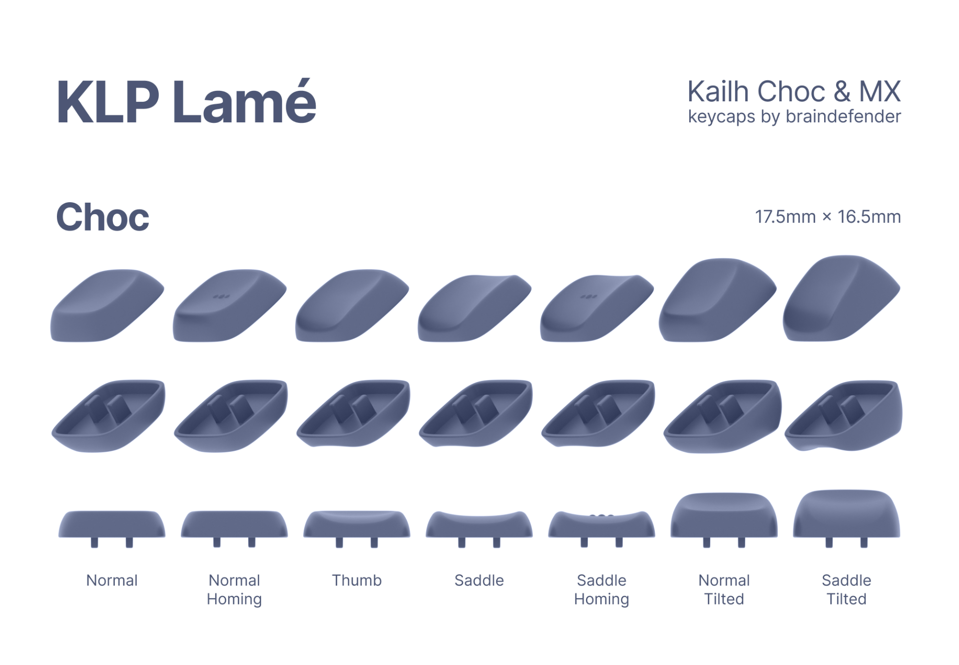 klp lamentar kailh choque keycaps by defensor cerebral passatempo faça eletrônicos teclado 3D print model - Mito3D