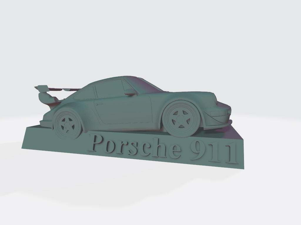 porsche rwb 911 964 attività commerciale carta titolare supporto by fattoriale of ts arte modelli ufficio accessori fattoriumofts veloce 3D print model - Mito3D