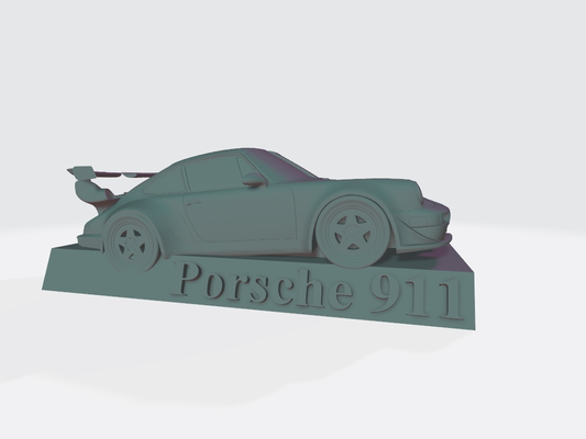 porsche rwb 911 964 attività commerciale carta titolare supporto by fattoriale of ts arte modelli ufficio accessori fattoriumofts veloce 3d print model - Mito3D