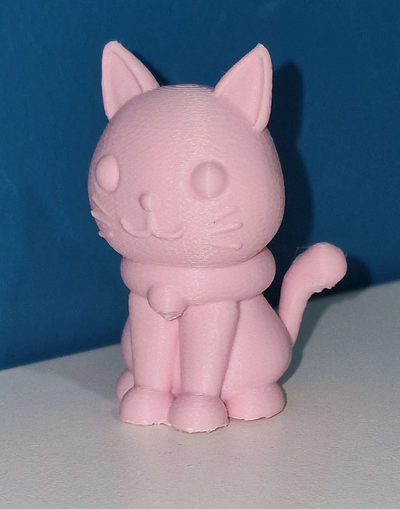 fofa tricotado gatinha by printito arte esculturas gatinho malha gato animal decoração casa crianças brinquedo 3d print model - Mito3D