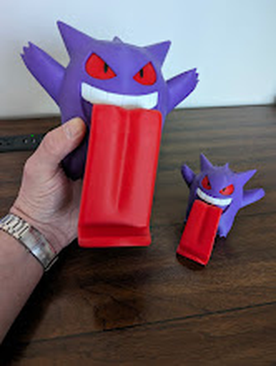 gengar teléfono soporte by usuario 2184596537 juguetes juegos caracteres 3d print model - Mito3D