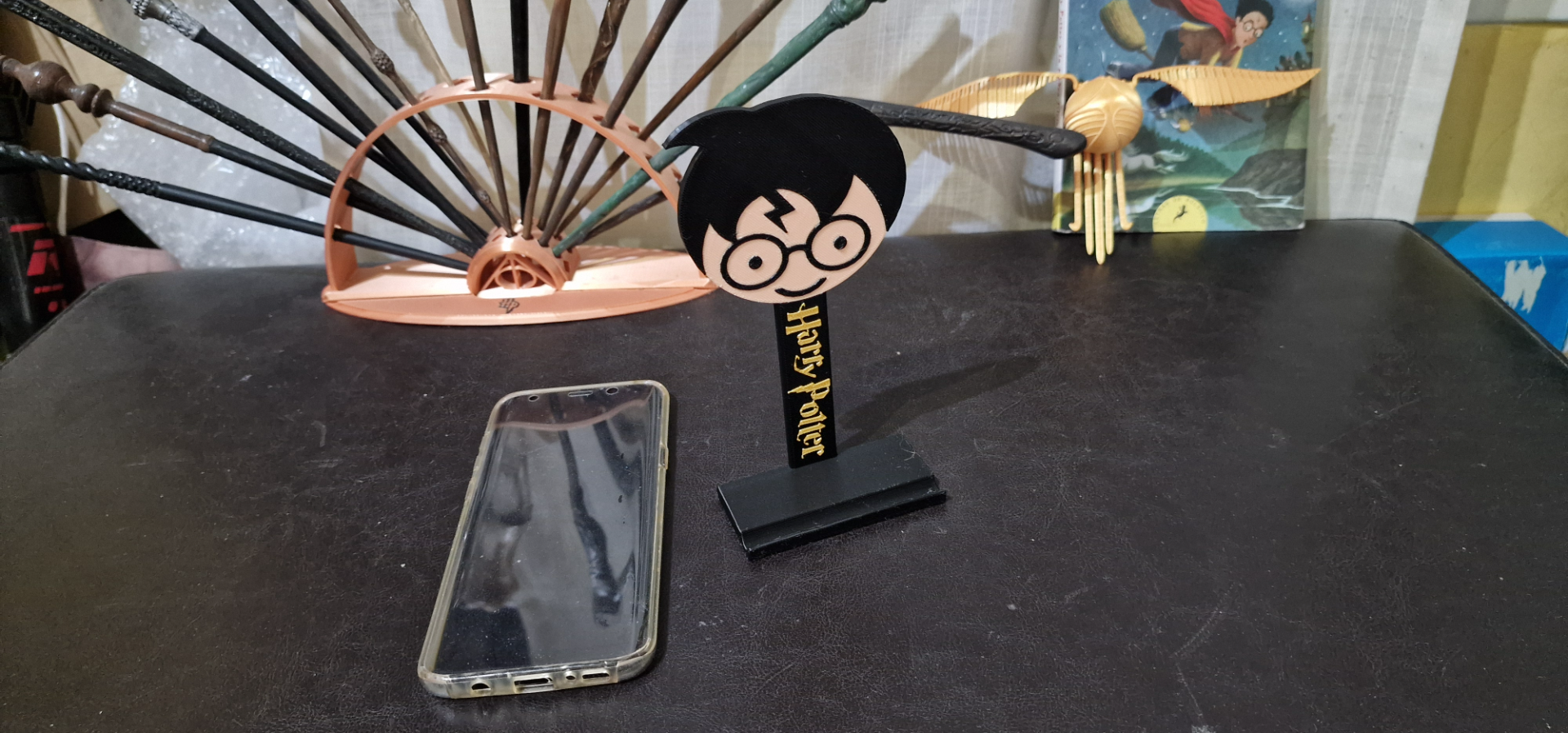 harry çömlekçi seyyar telefon kulp destek soporte telefono by darvil66 sahne cosplays 3D print model - Mito3D