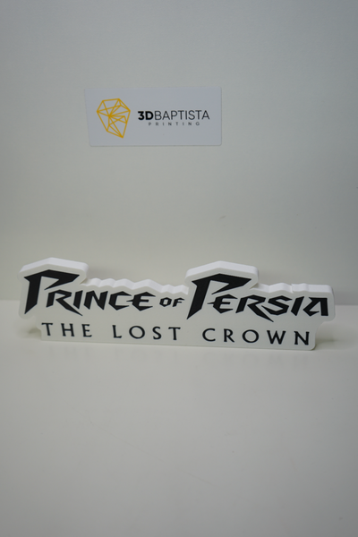 prince of perse perdu couronne logo by 3d baptista impression ménage décor jeu 3d print model - Mito3D