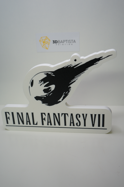 finale fantasia vii logo by 3d battista stampa domestico arredamento 7 3d print model - Mito3D