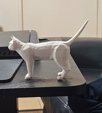 chat by beamr39 miniatures animaux animal mignonne modèle art 3d print model - Mito3D