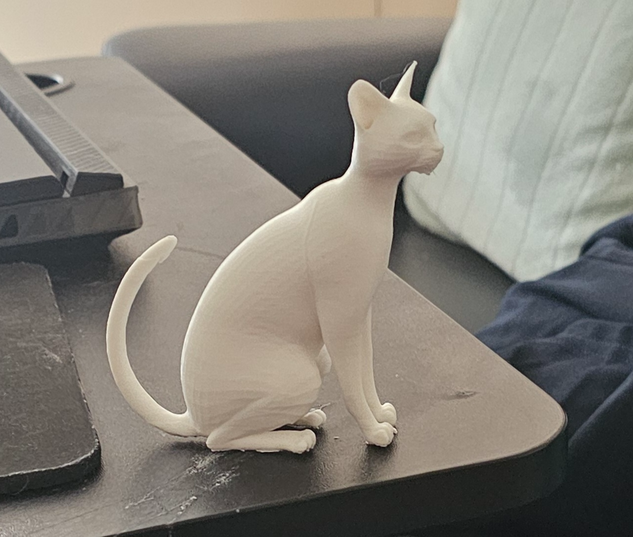 gatto by beamr39 miniature animali arte seduta animale carina 3D print model - Mito3D