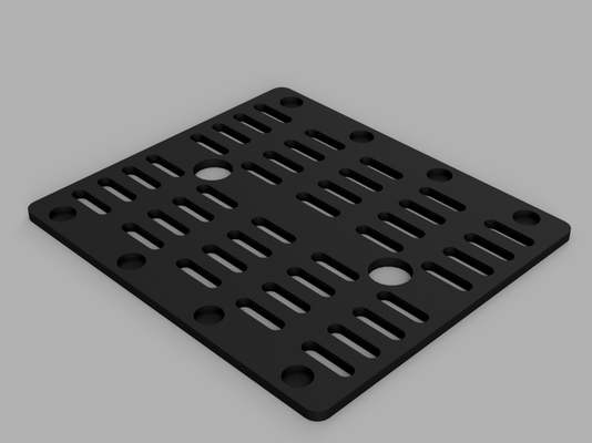 sollevamento v2 virata cavo vassoio passo remixato by ondrovic 3d stampante accessori magnetico gestione dei cavi scrivania in piedi upliftdesk 3d print model - Mito3D