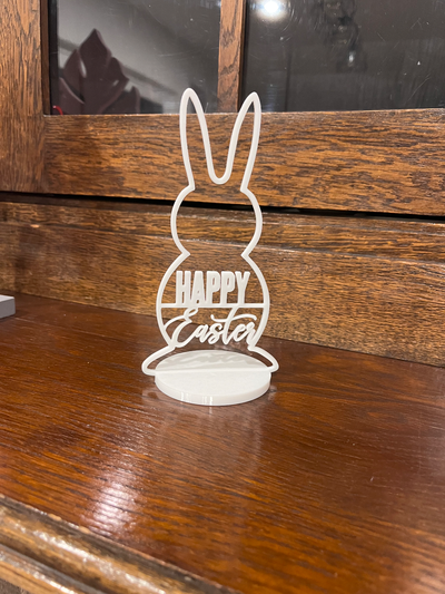 paskalya tavşan oser hase 18 cm 7 08 inç mutlu by 3d fuchsbau ev halkı dekor tavşanı ostern osterhase dekorasyon p1p p1 p1s x1 x1c a1 bambulam bambu 3d print model - Mito3D