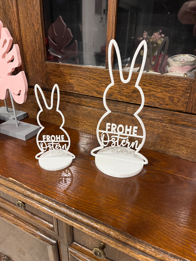 pascua resurrección conejito oster hase 25 cm 9 84 pulgada feliz ostern by 3d fuchsbau casa decoración conejo osterhase contento petg p1 p1s x1 x1c a1 bambulab bambu 3d print model - Mito3D