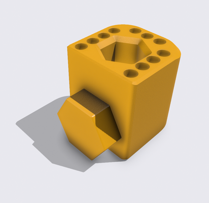 hsw basit çapak alma araç üstesinden gelmek bit kulp destek by yalpalamak araçlar organizatörler high speed tel bal peteği depolama duvar aksesuar aksesuarlar toz dubur dublaj el döner bitler 3d print model - Mito3D