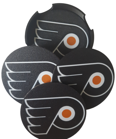 crême philadelphia flyers coaster by 3dkp loisir diy sport air 3d print model - Mito3D