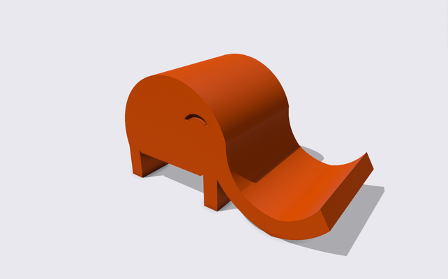 elephant phone stand by art models animal 3d print model - Mito3D