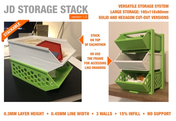 jd storage stack by jakobdam household office box drawers modular stackablebox stackablecontainer stackabledrawers stackablestorage storagebox storagecontainer 3d print model - Mito3D