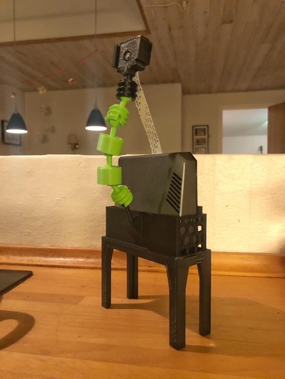 argônio 1 picam ficar pé by jacobdam passatempo faça eletrônicos argonone suporte junta esférica câmera montada camerastand raspberrypi4stand 3d print model - Mito3D