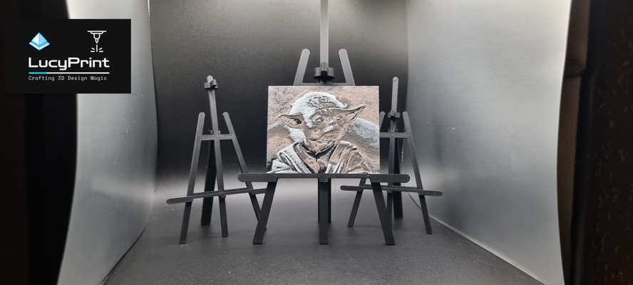 étoile guerres yoda forge chapeaux by lucyprint génératif 3d modèle lithophane étoiles 3d print model - Mito3D