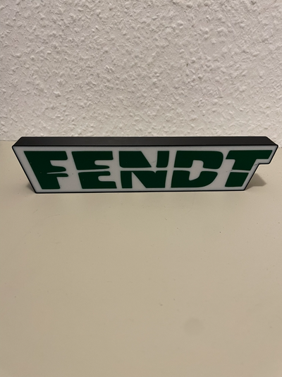 fendt lightbox by andbuete arte segni loghi logo agricoltura arredamento guidato luce scatola 3d print model - Mito3D