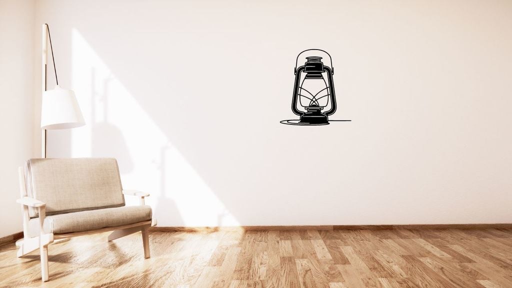 camping lantern kempingov lucerna wall decoration by kutnohormac art 2d 2dart 2dwallart 3dart 3dwallart bedroom decor home homedecor livingroom minimalist minimalistic wallart walldecoration wallmount 3D print model - Mito3D