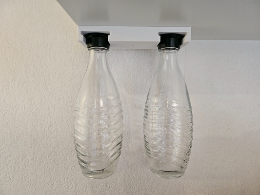 sprudel strom flasche halter unterstützung by renke werkzeuge veranstalter soda stream flaschenhalter haushalt küche zubehör 3d print model - Mito3D