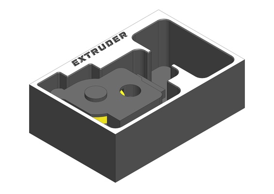 babo insert extruder 2x3 by willi 3d tools organizers box organizer organization boxinsert bambu bambulabx1 bambulab bambulabx1carbon bambulabp1p baboorganizer 3d print model - Mito3D