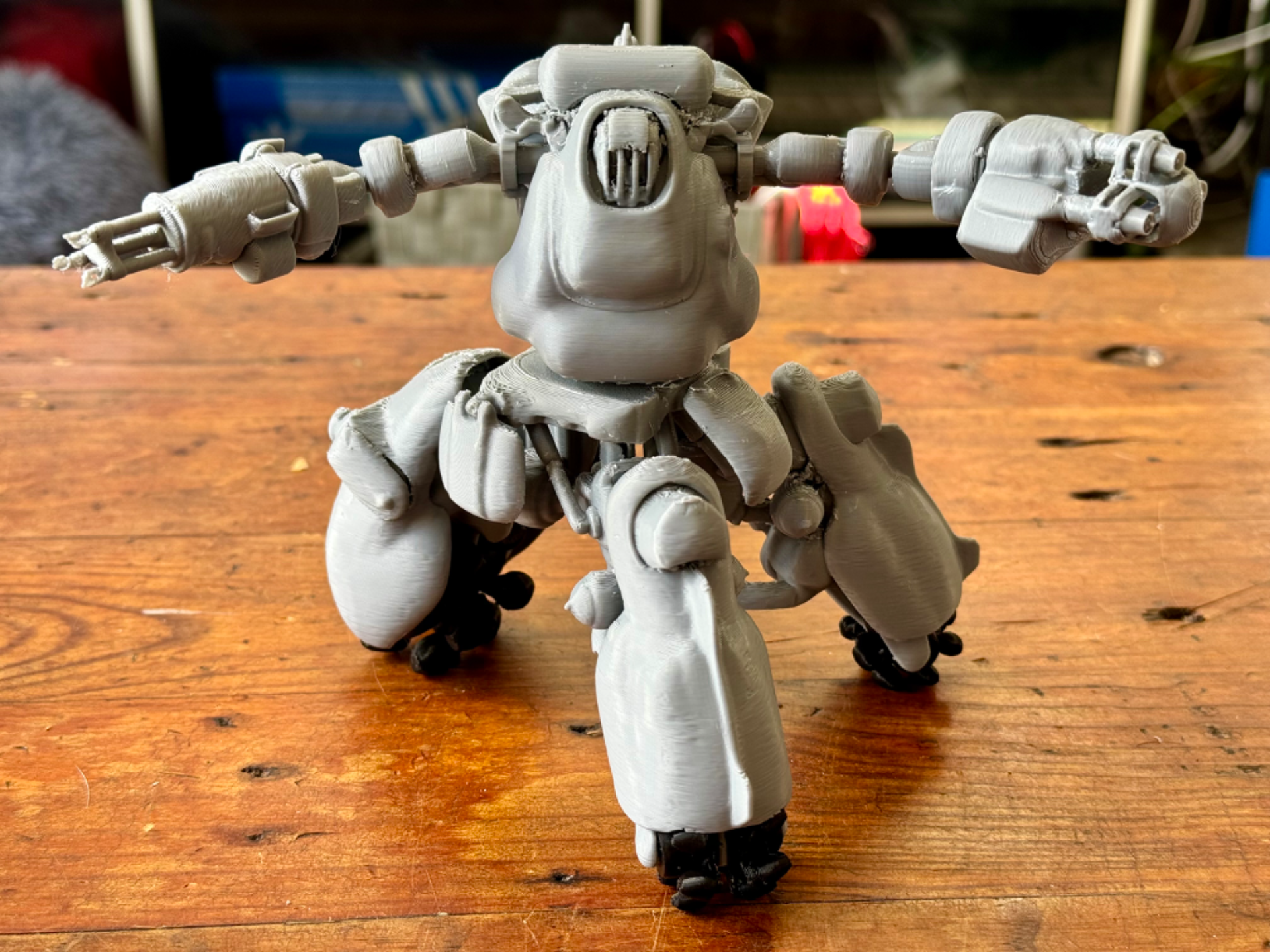 ausfallen 4 posten bot artikuliert modell by faran3d spielzeuge spiele fallout2 2 3 fallout76 vegas sentrybot roboter beweglich 3D print model - Mito3D