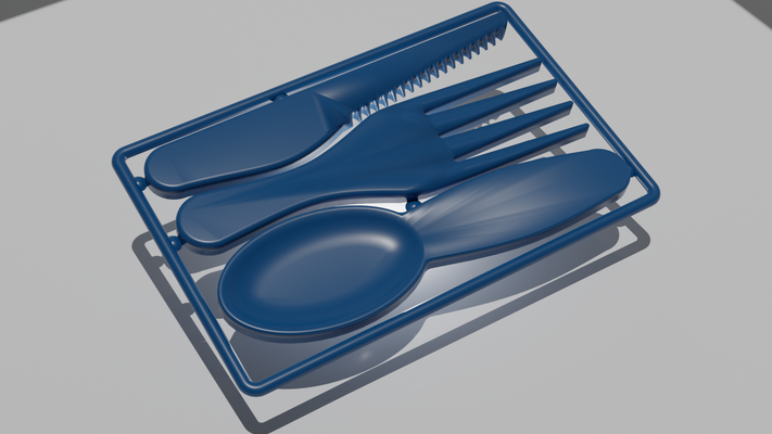 camping credit card cutlery set by prodesign 3dlab tools hand knife fork spoon wallet outdoors usefulgadget quick readytoprint cooking eating food culinarytools fun handy gadgets nosupport nosupportneeded infill free 3mf bambu gadget nature table kitchen utensil kitchenaccessories quickprint lowcost under10gfilament 3d print model - Mito3D