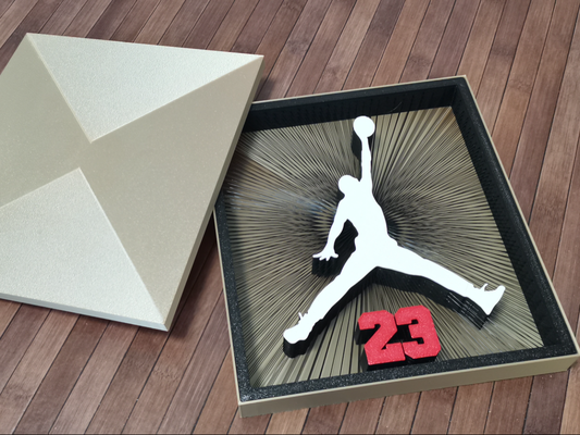 caja aire jordán cuerda modelo by 3dudek casa festividades air jordan 3d print model - Mito3D